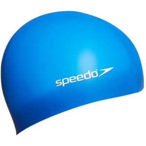 Speedo Plain Flat Silicone Cap Junior - cuffia da nuoto - bambini Blue