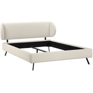 Guido Maria Kretschmer Home&Living Gestoffeerd bed Swantje in 3 breedten en 4 kleuren beige