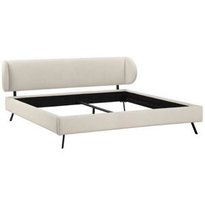 Guido Maria Kretschmer Home&Living Gestoffeerd bed Swantje in 3 breedten en 4 kleuren beige