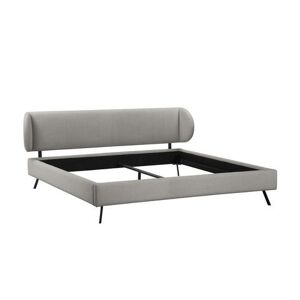 Guido Maria Kretschmer Home&Living Gestoffeerd bed Swantje in 3 breedten en 4 kleuren grijs