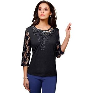 Lady Shirt met 3/4-mouwen Shirt (1-delig) zwart 42;46