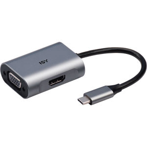 ISY Iad-1017-1 Usb-c Naar Hdmi En Vga-adapter Adapter