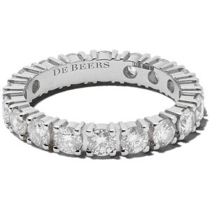 De Beers Jewellers Platinum DB Classic Full Eternity diamant band van 3 mm - Zilver