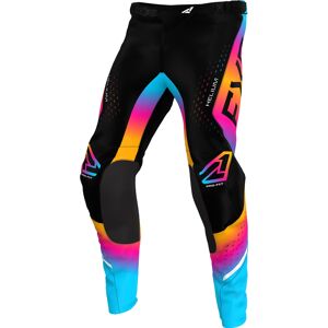 FXR Helium 2023 Motorcross broek - Zwart Blauw