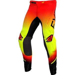 FXR Helium 2023 Motorcross broek - Zwart Rood Geel