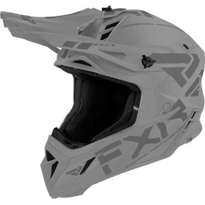 FXR Helium Prime 2023 Motorcross helm - Grijs