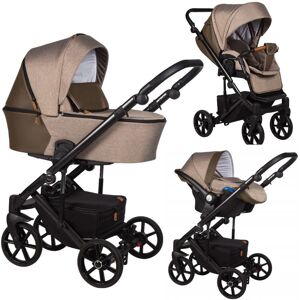 Baby Merc Mosca Beige 3-in-1 Kinderwagen incl. Autostoel MO/MO02/B