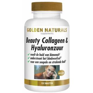 Golden Naturals Collageen & hyaluronzuur 120tb