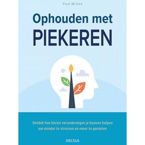 Deltas Ophouden met piekeren boek