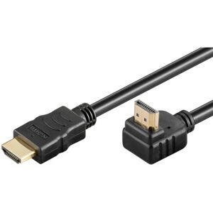 goobay High Speed HDMI kabel 90° met Ethernet (4K@60Hz), 5 meter kabel