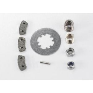 Traxxas Rebuild kit, slipper clutch (steel disc/ friction pads (3)/ spring (2)/ pin/ 4.0mm NL (1)/ 5.0mm NL (1))