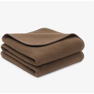 WOLLIES Amsterdam Wieg Deken - Bruin - Merino Wol - 75 x 100cm