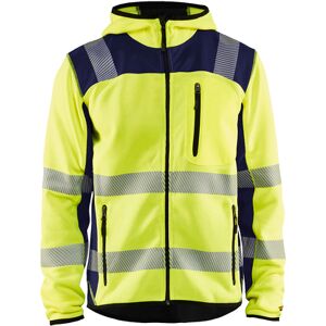 Blåkläder 4923 Gebreid Vest Met Capuchon High Vis - High-vis Geel/marineblauw - XL