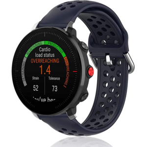 ShieldCase Polar Vantage M siliconen bandje met gaatjes (donkerblauw)