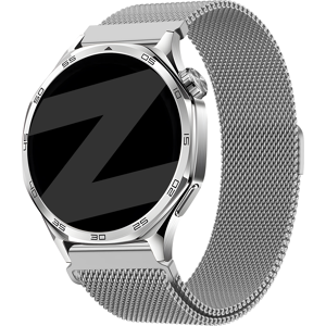 Bandz Fossil Gen 6 - 44mm 'One push' Milanese band (zilver)