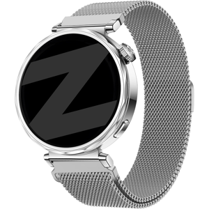 Bandz Fossil Gen 5e - 42mm Milanese band 'Easy fit' (zilver)