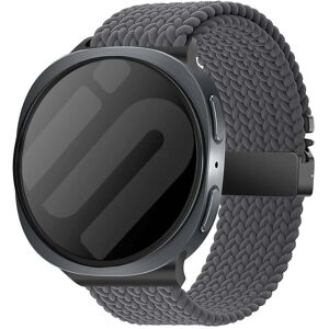 Samsung Galaxy Watch 8 Classic gevlochten band met P-buckle (donkergrijs)