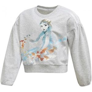 Sweater adidas Lg Dy Fro Sweat Grijs 8 jaar,6 / 7 jaar Girl