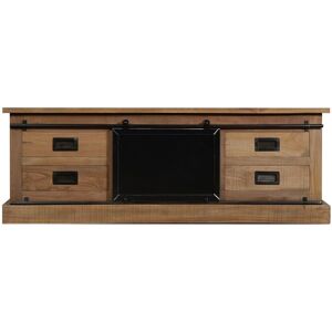TV Meubel Sam - Teakhout - 150 cm - WGXL Collection Bruin, Hout
