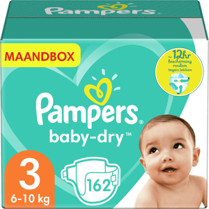 Pampers - Baby Dry - Maat 3 - Maandbox - 162 luiers