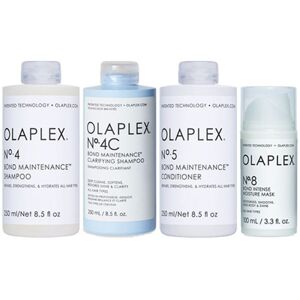 Beschadigd haar pakket Olaplex No.4 + 4C + 5 + 8