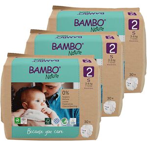 Bambo Nature Luier Maat 2 Voordeelverpakking 90 stuks