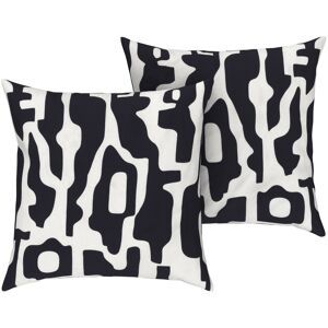 LIVARNO HOME Kussensloop Edel-Renforcé 60x50 cm (Let op: LV OSNL) (Geometrisch)