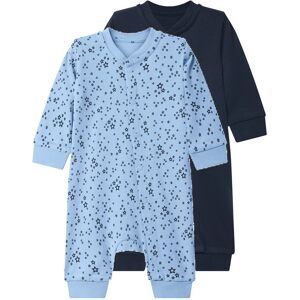lupilu Set van 2 baby pyjama's (Donkerblauw/blauw, 86/92)