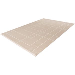 KAYOOM Vloerkleed Stage, laagpolig (125, Beige, 80 x 150 cm)
