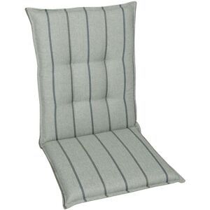 GO-DE TEXTIL Tuinkussen (Stoelkussens voor stoelen met een normale rugleuning, Taupe)