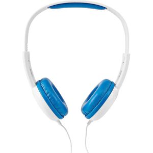 Bedrade Koptelefoon 1,2 m Ronde Kabel On-Ear Blauw/Wit Nedis