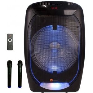 N-GEAR The Flash 1510 - Karaoke Speaker met Lichteffecten - Zwart