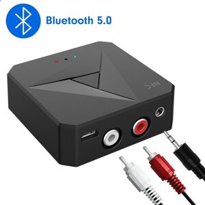 Merkloos Exclusive by TW M21 - Bluetooth Transmitter&Receiver 2 in 1 - Bluetooth 5.4 - Zender en Ontvanger - Zwart