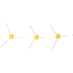 AccuCell 3 stuks zijborstels voor stofzuigers zoals iRobot Roomba 800 serie, drie stuks vervangende borstels