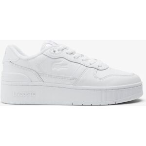 Merkloos Lacoste T-CLIP PLAT 224 1 SFA Dames Sneakers - Imitatieleer - Wit - Maat 36