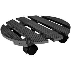 T4ALL Plantentrolley -Ø30 cm - Composiet Zwart