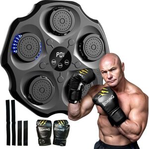 BP® Boxing Machine - Boksmachine - Boksen en Trainen - Box Machine - Inclusief Bokshandschoenen - Bokszak/ Boksbal - USB - Oplaadbaar - Met Bluetooth Muziek - Zwart Zwart
