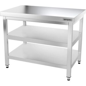 GGM Gastro RVS werktafel Premium - 1000 x 600 - met bodem- Zilver