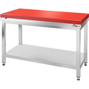 GGM Gastro RVS werktafel PREMIUM - 1000x700mm Rood