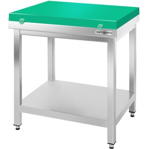 GGM Gastro RVS werktafel PREMIUM - 800x700mm - Groen