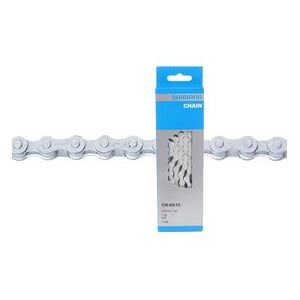 Shimano nexus cn-nx10 ecnnx10c114 - stadsfietsketting 1/2 x 1/8, 114 schakels, grijs Zilver