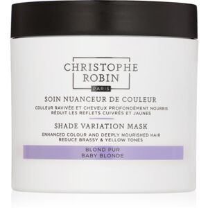 Christophe Robin Shade Variation Mask Voedende Crèmemasker voor het Haar Tint Baby Blonde 250 ml