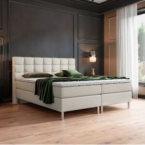 Beddenscout24 Boxspring Helmond Beige 140x200 cm