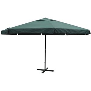 vidaXL Parasol Samos 500 cm aluminium groen