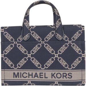 Michael Kors Gigi Small Empire Logo Jacquard Messenger Bag - Navy/Multi One Size