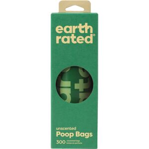 Earth Rated 300 Pcs Eco-Friendly Poop Bags - Unscented