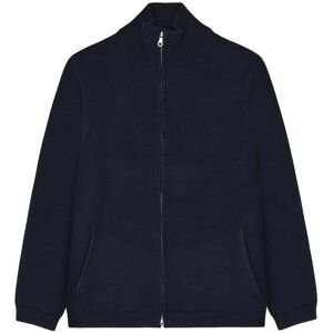 Pro-Ject Garment Project Zipper Knit Cardigan Cardigan Mørkeblå blå male S