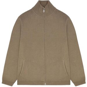 Pro-Ject Garment Project Zipper Knit Cardigan Cardigan Mosegrønn grønn male M