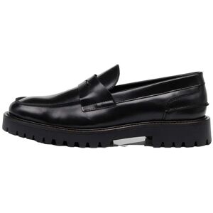 Pro-Ject Garment Project Aaron Penny Loafer - Black Polido Sko Sort Sort male 41