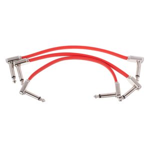 Ernie Ball Red Flat Ribbon Patch Cable 6